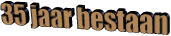 35 jaar bestaan