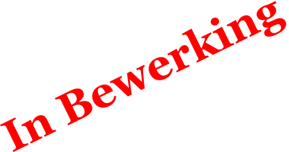 In Bewerking