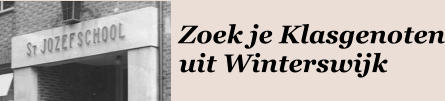 Zoek je Klasgenoten uit Winterswijk